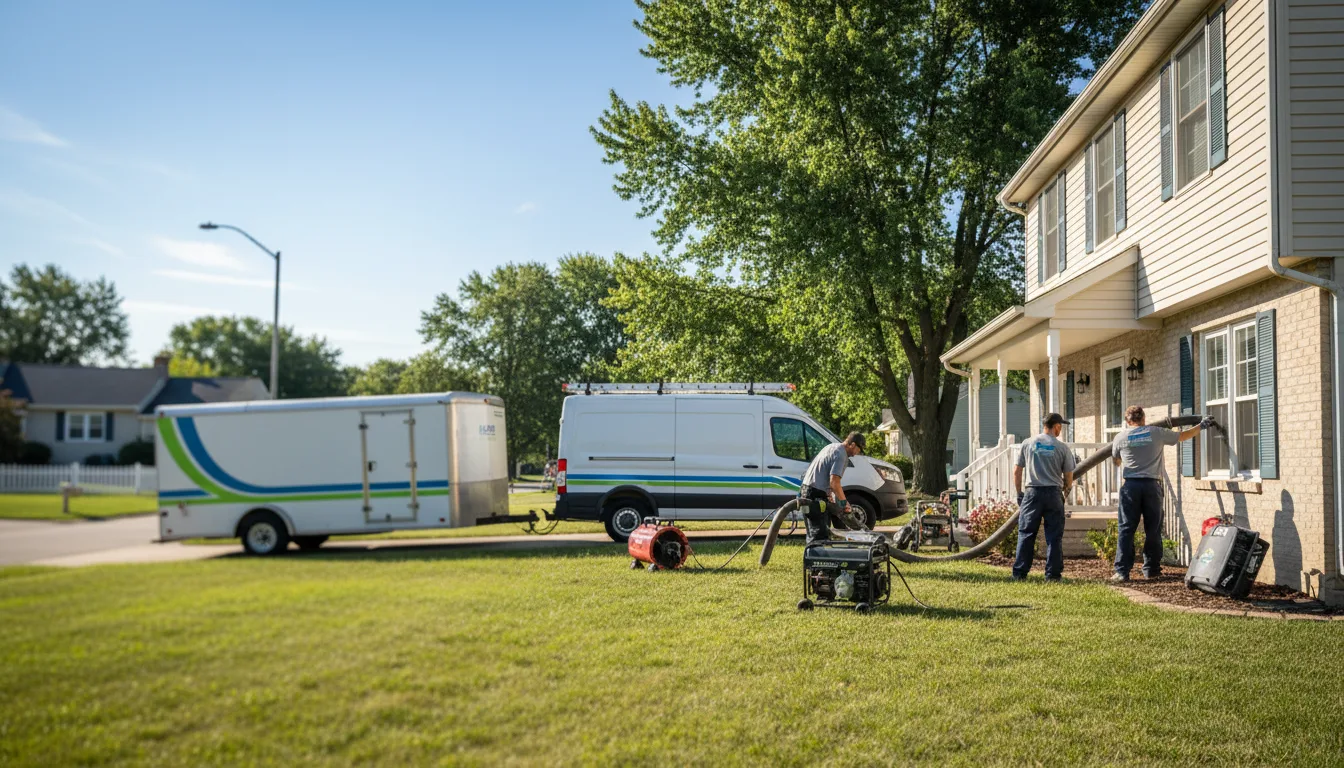 Flooded Basement Restoration And Cleanup With Repair in Clinton, MI near me